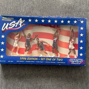 NIB‎ VTG Starting Lineup 1996 Edition USA Basketball Team Set 1 of 2 Figures